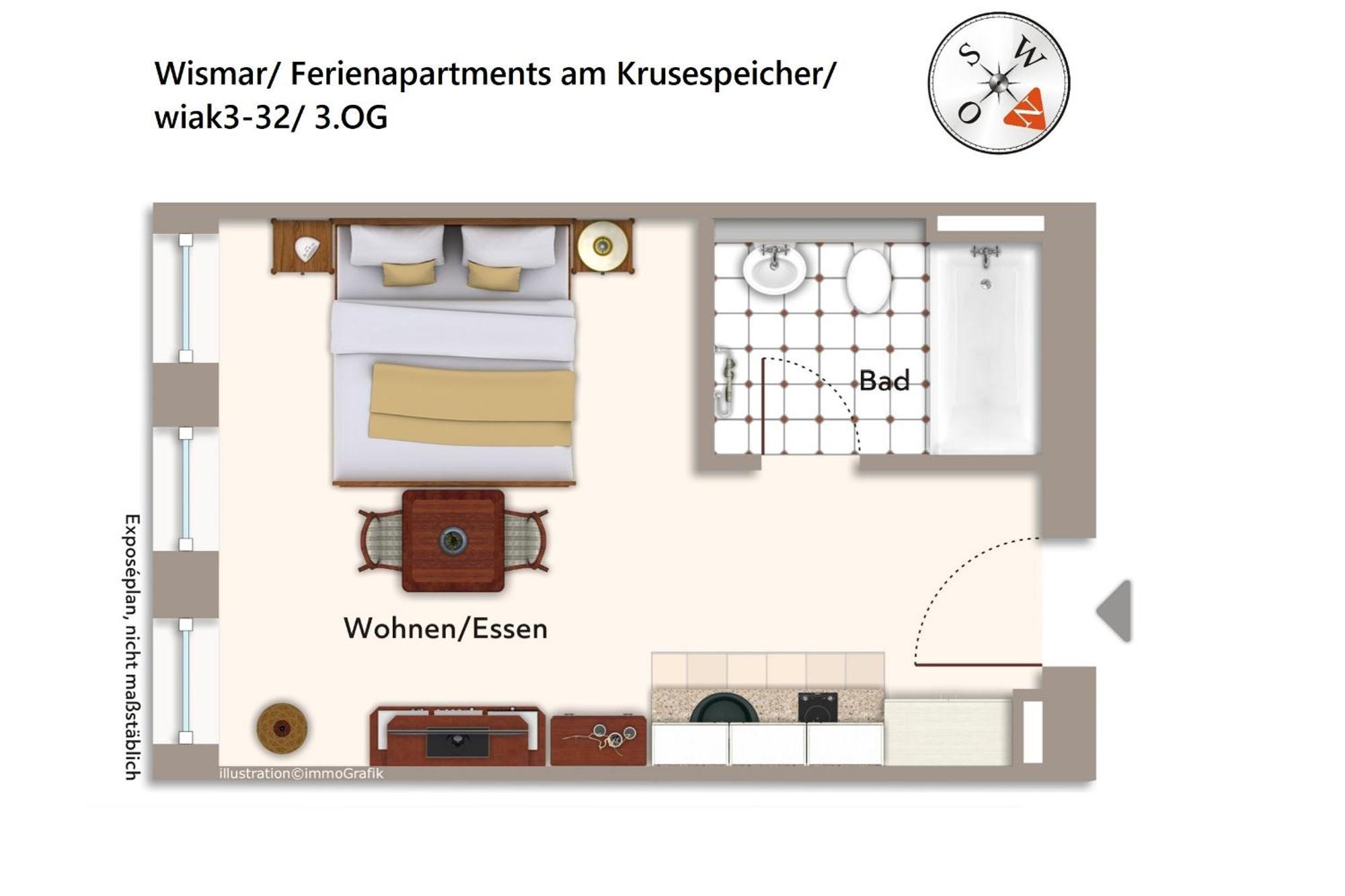 Ferienapartments Am Krusespeicher Ferienapartments Am Krusespeicher 3-32 Wismar Ngoại thất bức ảnh